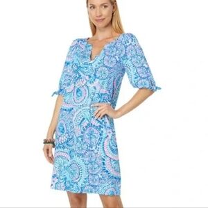 🌴 NWT Lilly Pulitzer Easley Dress in Commotion in the Ocean - Medium